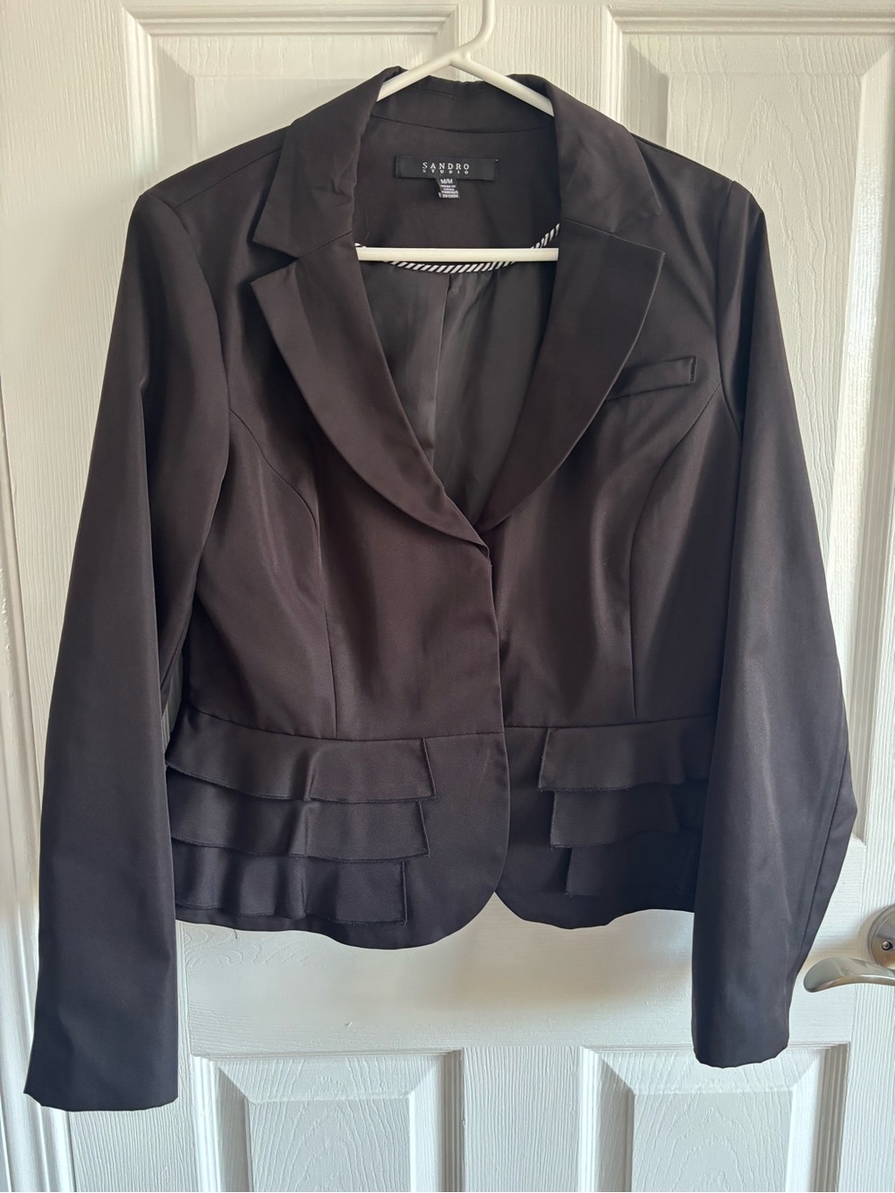 Sandro Studio Women's Black Blazer